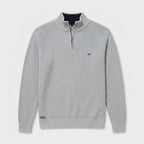 Half-Zip Knitted Jumper Stand Collar Slim Fit for Men
