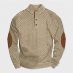 High Collar Knit Pullover Sweater Lightweight for Men