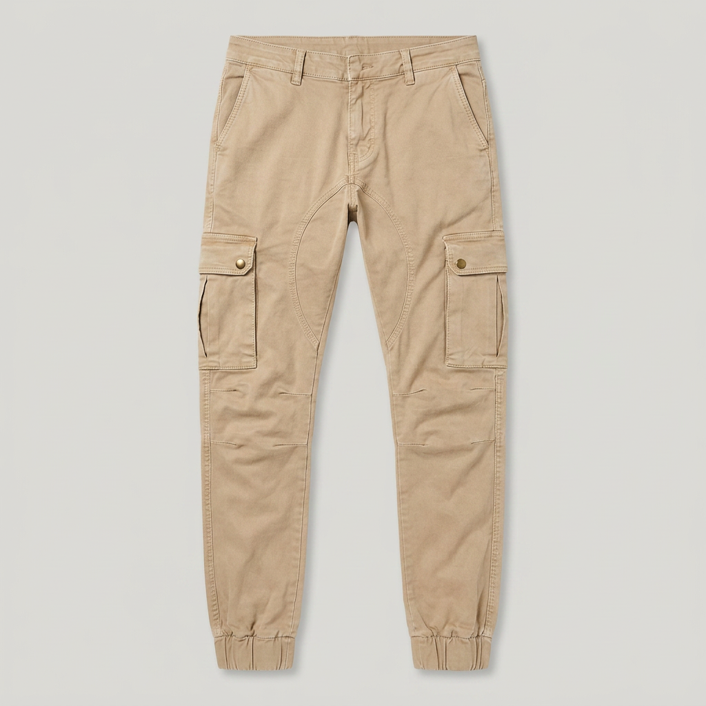 Cargo Trousers Multi-Pocket Relaxed Fit for Men