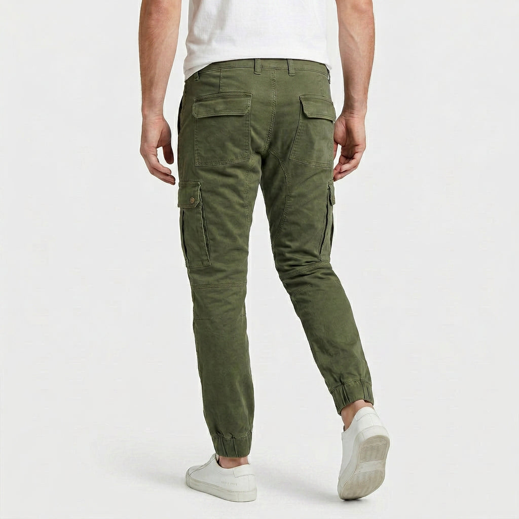 Cargo Trousers Multi-Pocket Relaxed Fit for Men