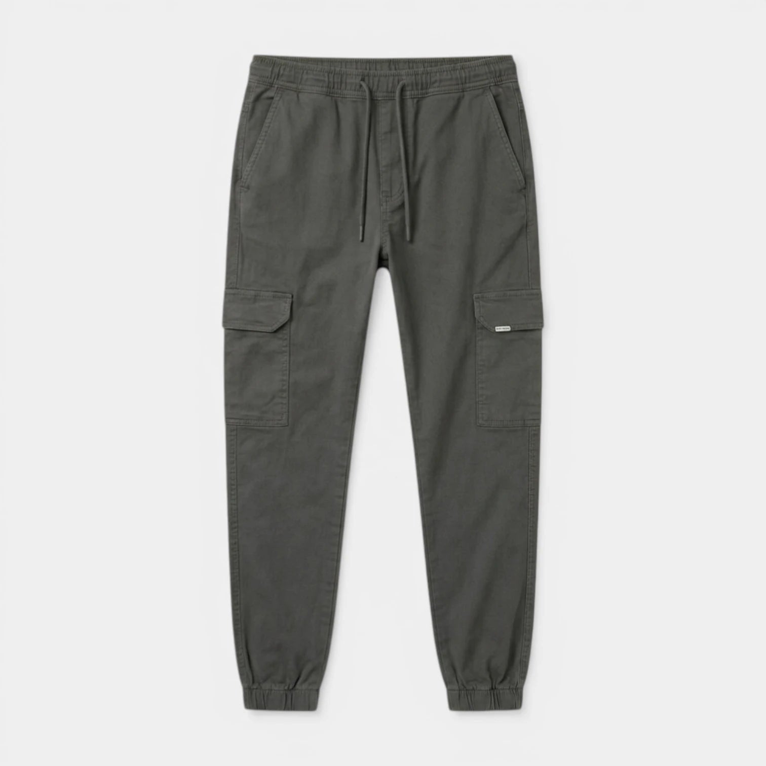 Cargo Jogger Pants Drawstring Tapered Fit for Men