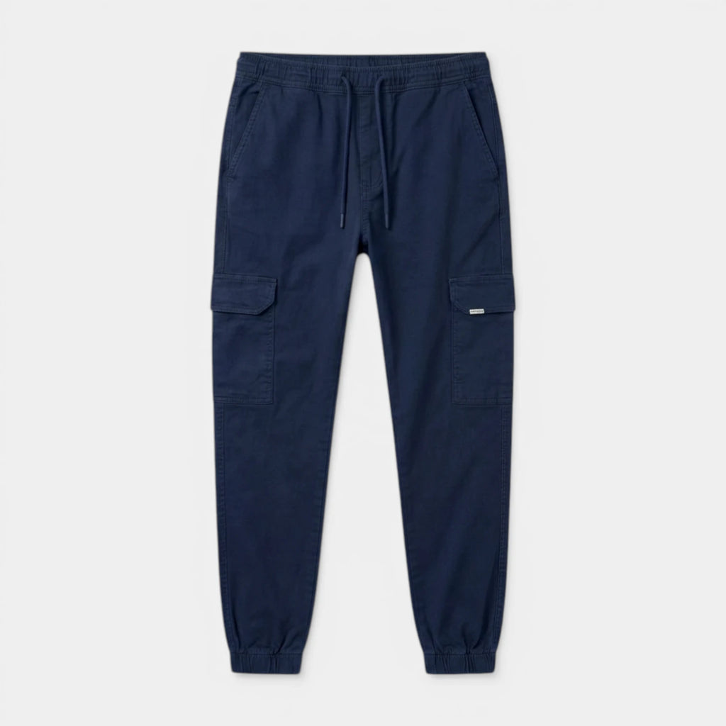 Cargo Jogger Pants Drawstring Tapered Fit for Men
