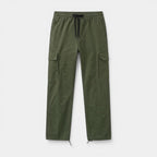 Cargo Pants Straight Fit Drawstring Waist Utility for Men