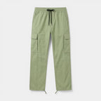 Cargo Pants Straight Fit Drawstring Waist Utility for Men