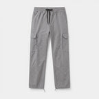 Cargo Pants Straight Fit Drawstring Waist Utility for Men