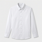 Wrinkle Resistant Long Sleeve Solid Shirt for Men