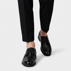 Wingtip Brogue Dress Shoes Lace-Up Perforated for Men
