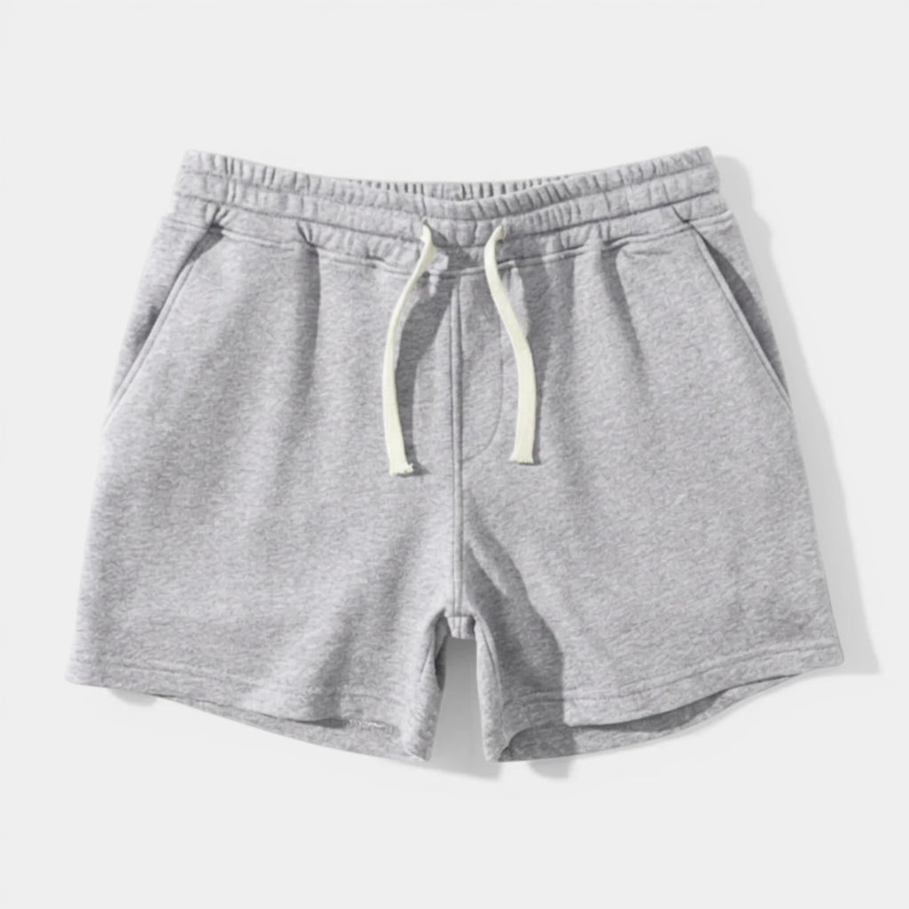 Drawstring Elastic Waist Shorts Relaxed Fit for Men