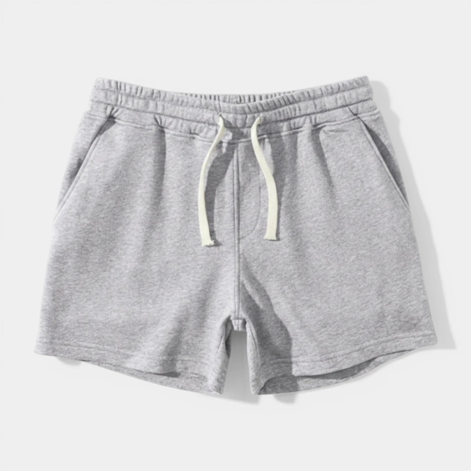 Drawstring Elastic Waist Shorts Relaxed Fit for Men