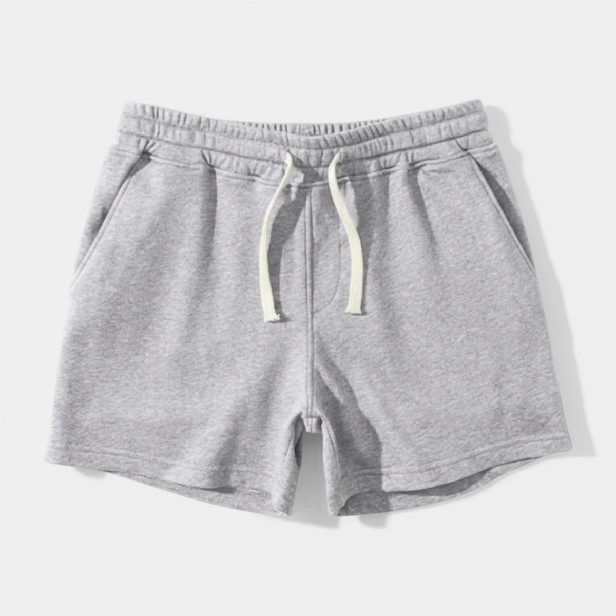 Drawstring Elastic Waist Shorts Relaxed Fit for Men