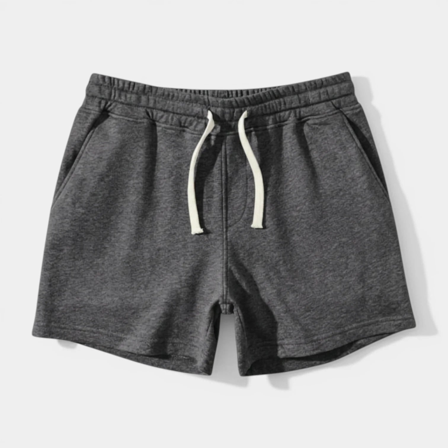 Drawstring Elastic Waist Shorts Relaxed Fit for Men