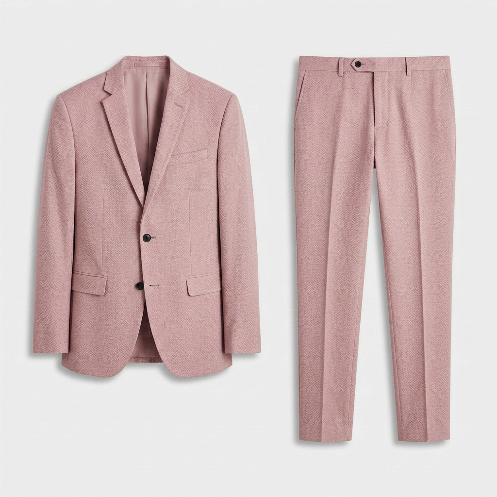 2-Piece Suit Set Single-Breasted Slim Fit for Men