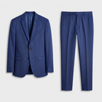 2-Piece Suit Set Single-Breasted Slim Fit for Men