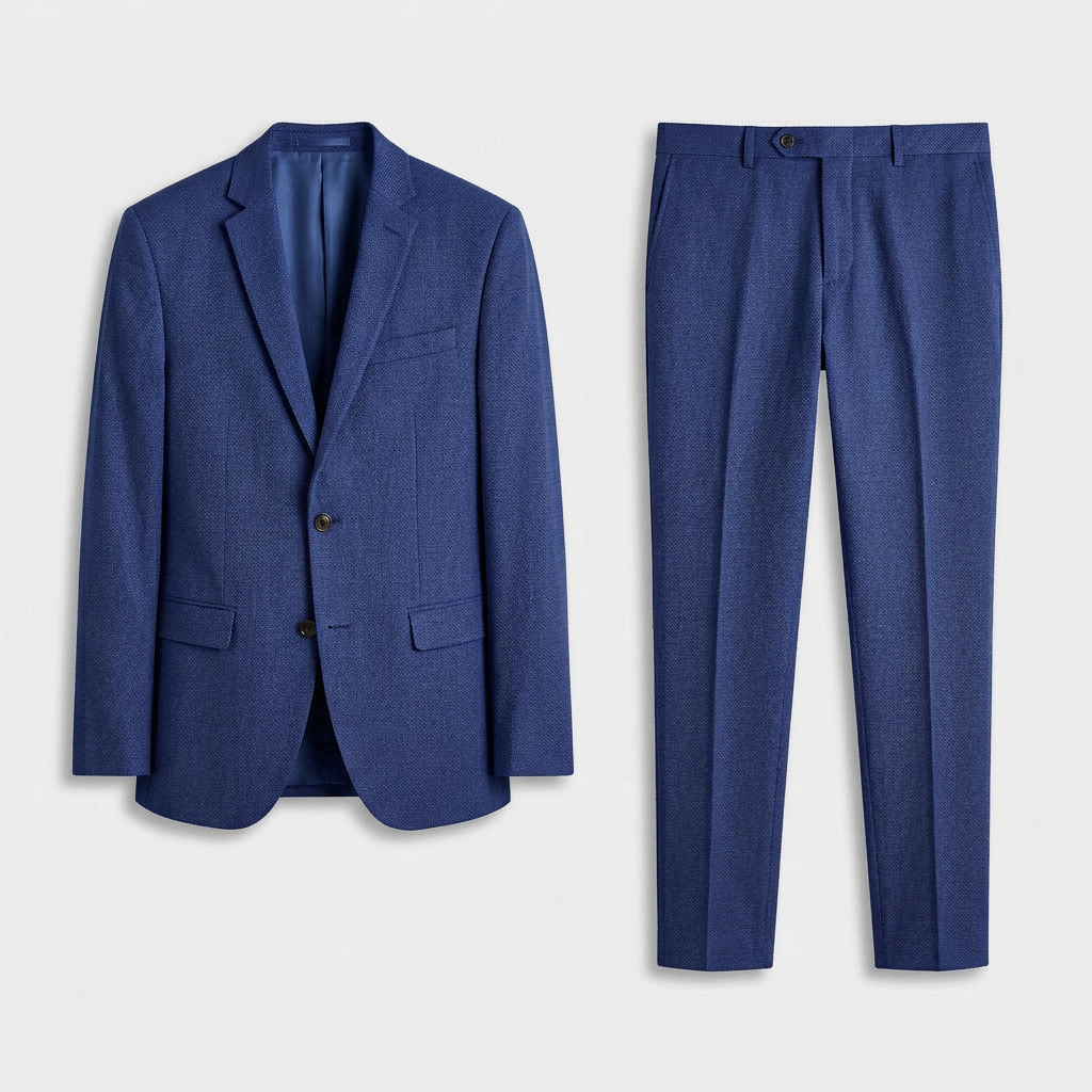 2-Piece Suit Set Single-Breasted Slim Fit for Men