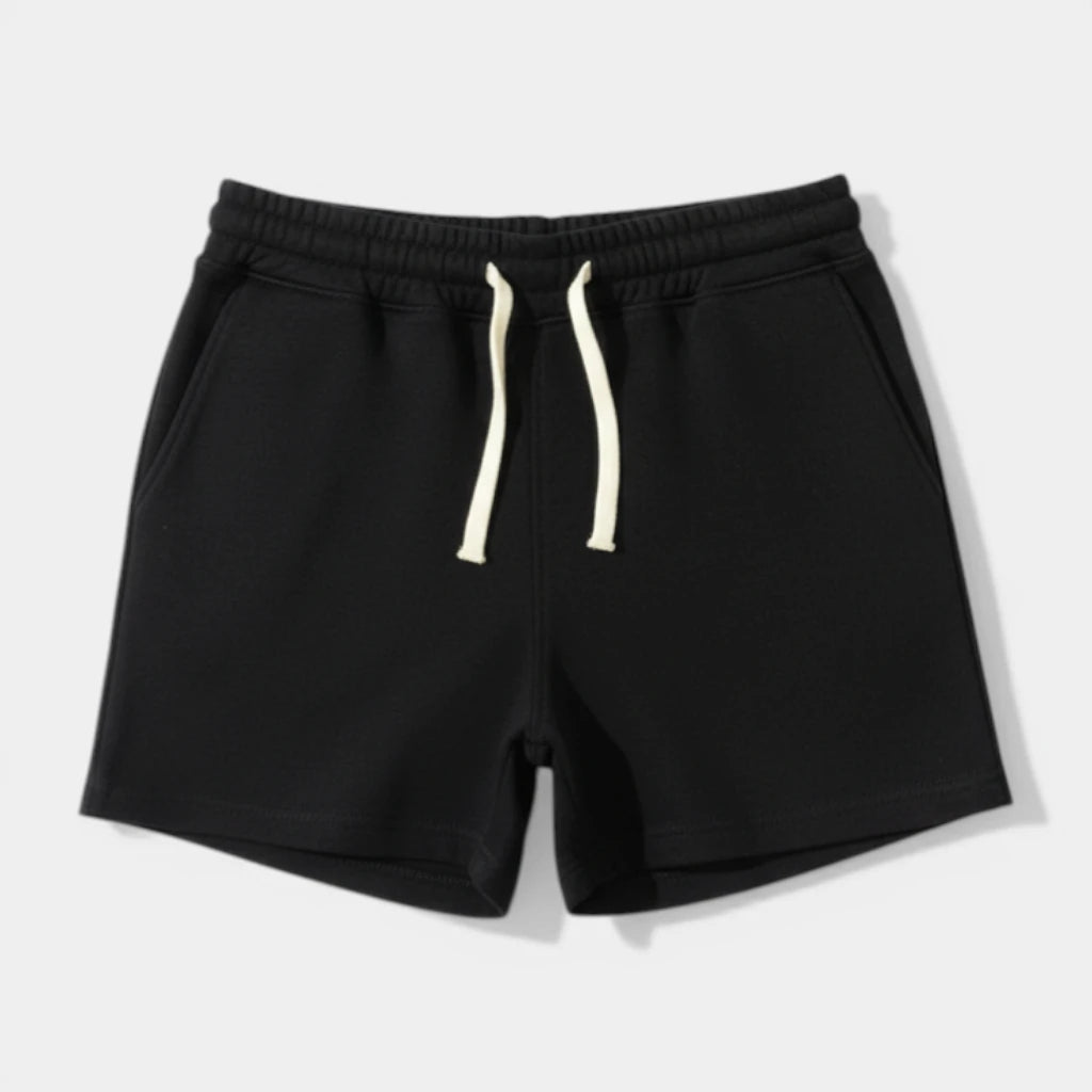 Drawstring Elastic Waist Shorts Relaxed Fit for Men
