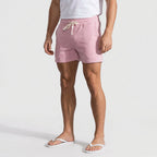 Drawstring Elastic Waist Shorts Relaxed Fit for Men