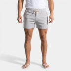 Drawstring Elastic Waist Shorts Relaxed Fit for Men