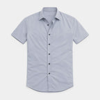 Short Sleeve Button-Up Shirt Regular Fit for Men