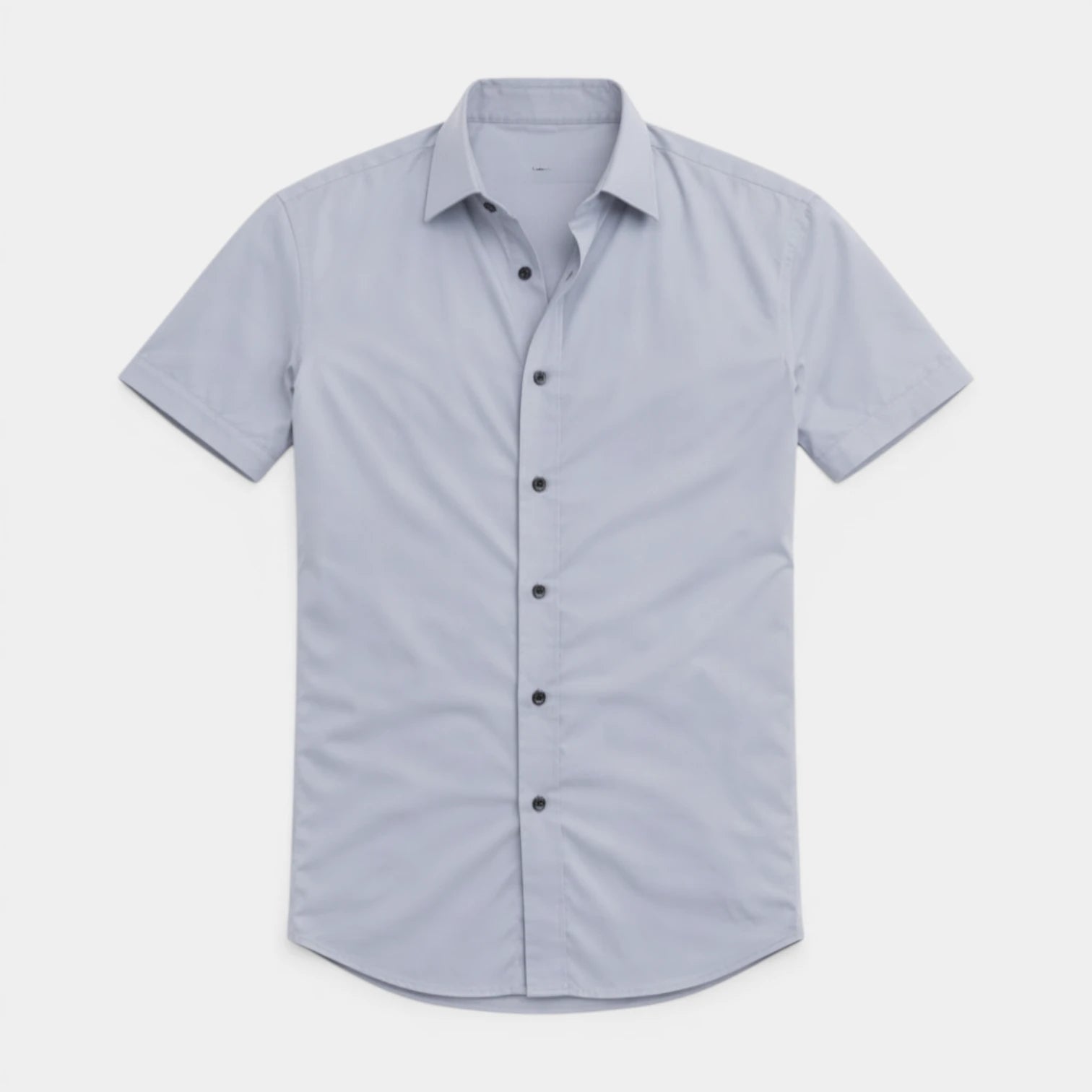Short Sleeve Button-Up Shirt Regular Fit for Men