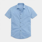 Short Sleeve Button-Up Shirt Regular Fit for Men