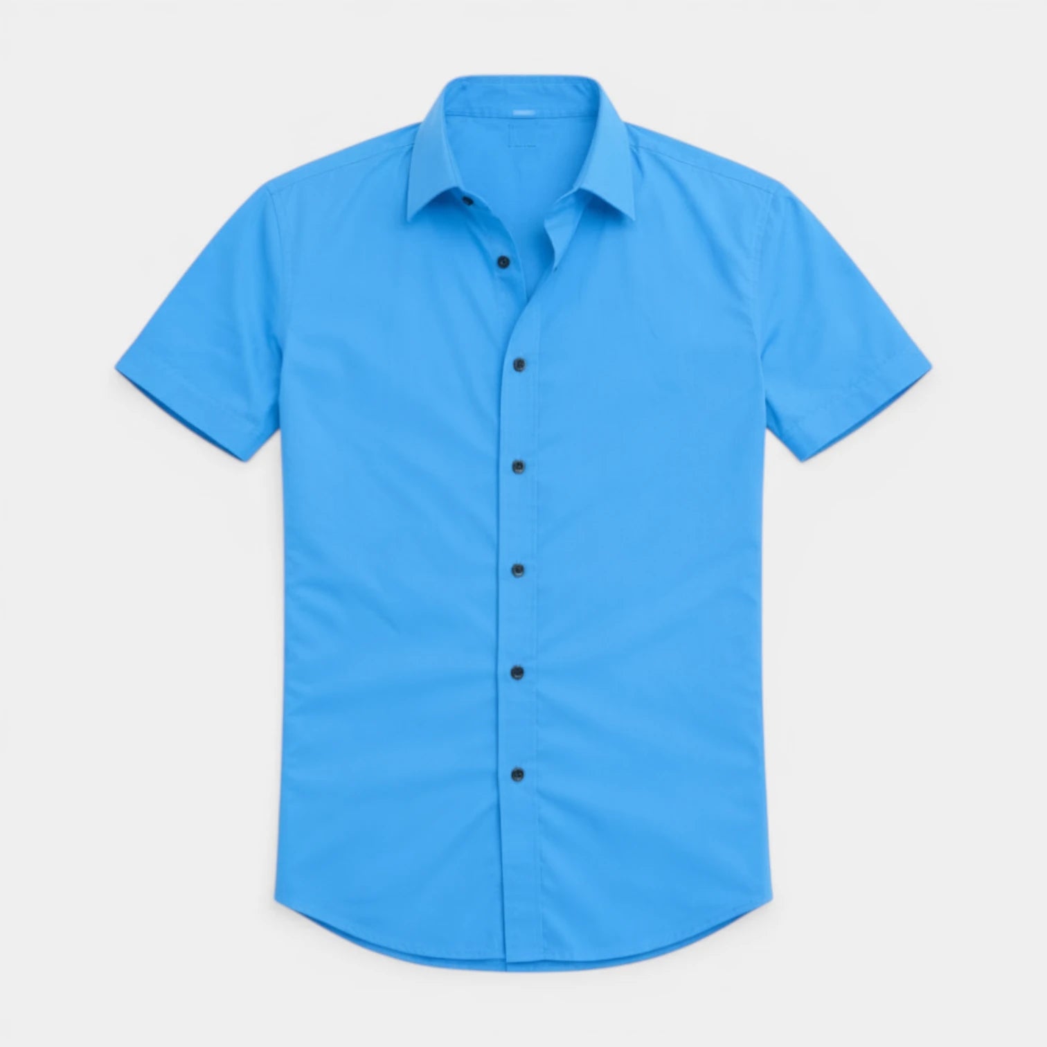 Short Sleeve Button-Up Shirt Regular Fit for Men