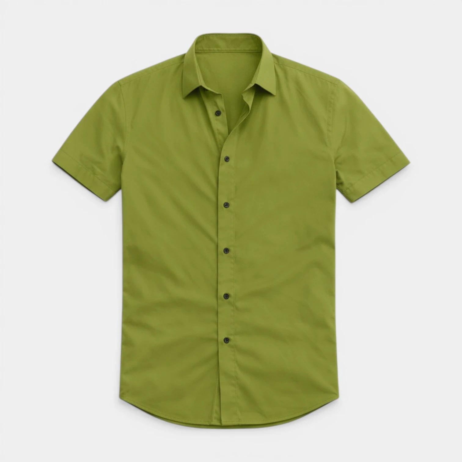 Short Sleeve Button-Up Shirt Regular Fit for Men