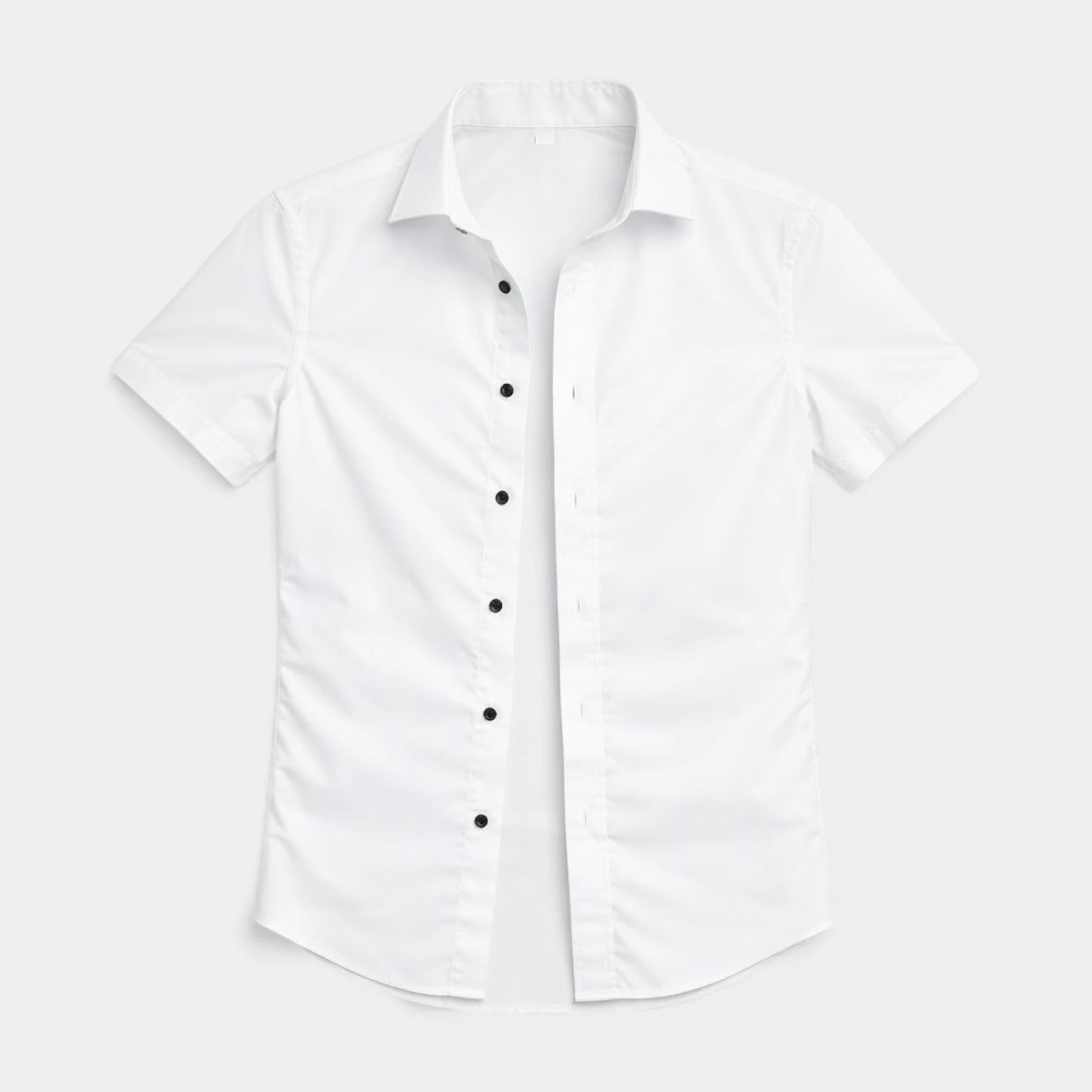 Short Sleeve Button-Up Shirt Regular Fit for Men