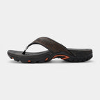 Flip Flops Textured Footbed Wide Strap Slip-On for Men