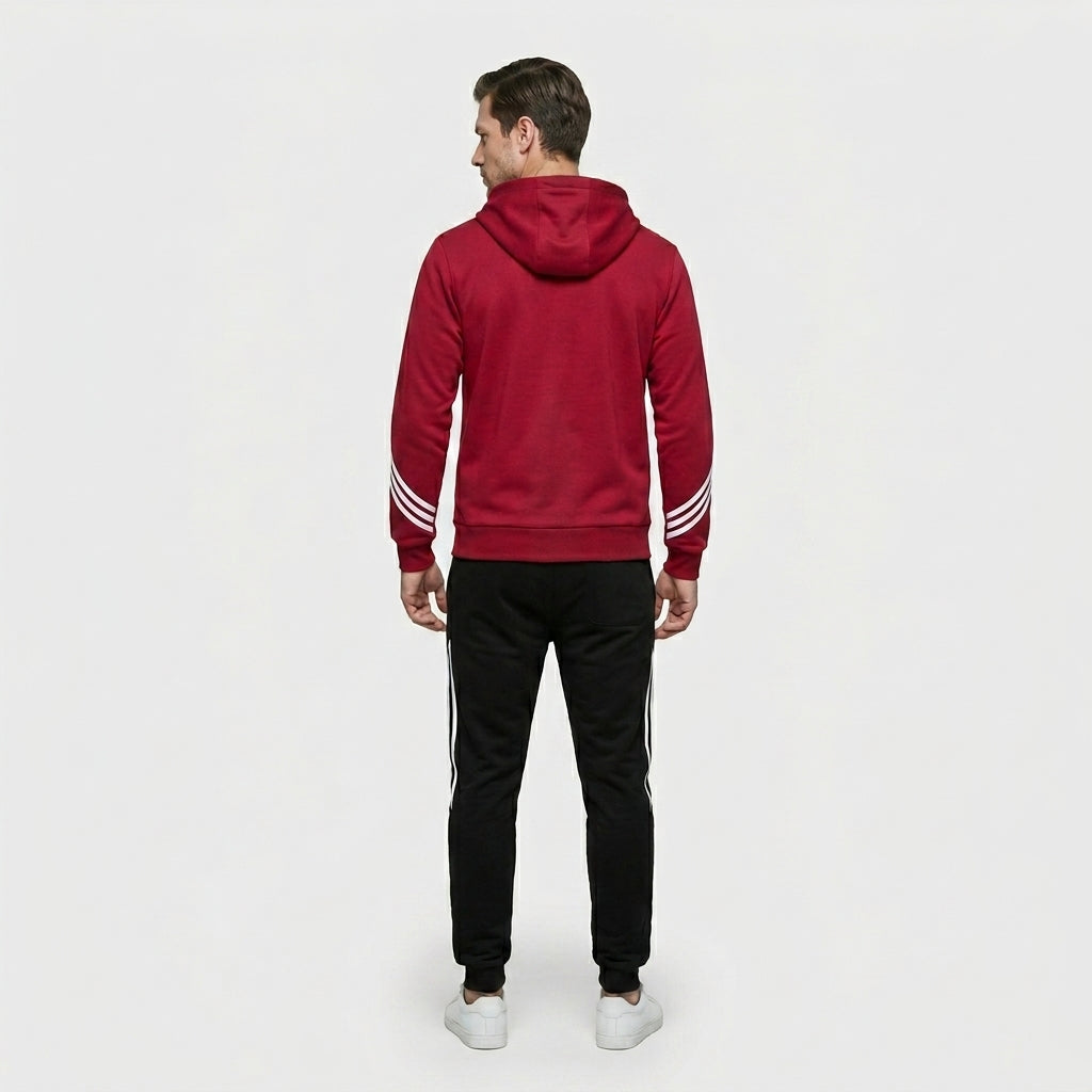 Tracksuit Set Cotton Blend Relaxed Fit for Men