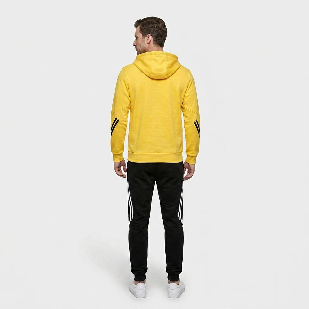 Tracksuit Set Cotton Blend Relaxed Fit for Men