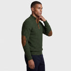 High Collar Knit Pullover Sweater Lightweight for Men