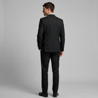 3-Piece Suit Set Single-Breasted Blazer Double-Breasted Vest for Men