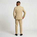 2-Piece Suit Set Single-Breasted Slim Fit for Men