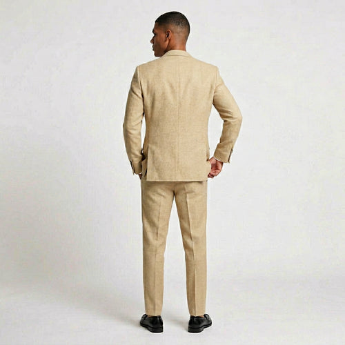2-Piece Suit Set Single-Breasted Slim Fit for Men