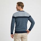 Cotton Pullover Sweater Lightweight Classic Knit for Men
