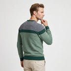 Cotton Pullover Sweater Lightweight Classic Knit for Men