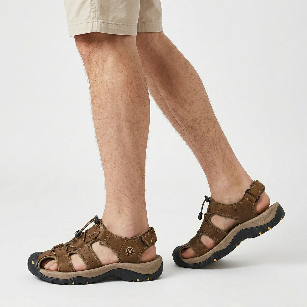 Orthopedic Sandals Arch Support Open Toe for Men