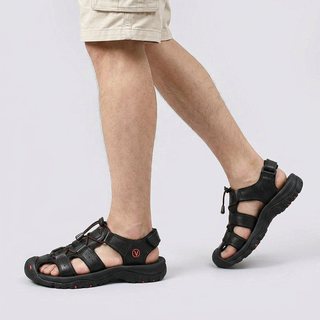 Orthopedic Sandals Arch Support Open Toe for Men