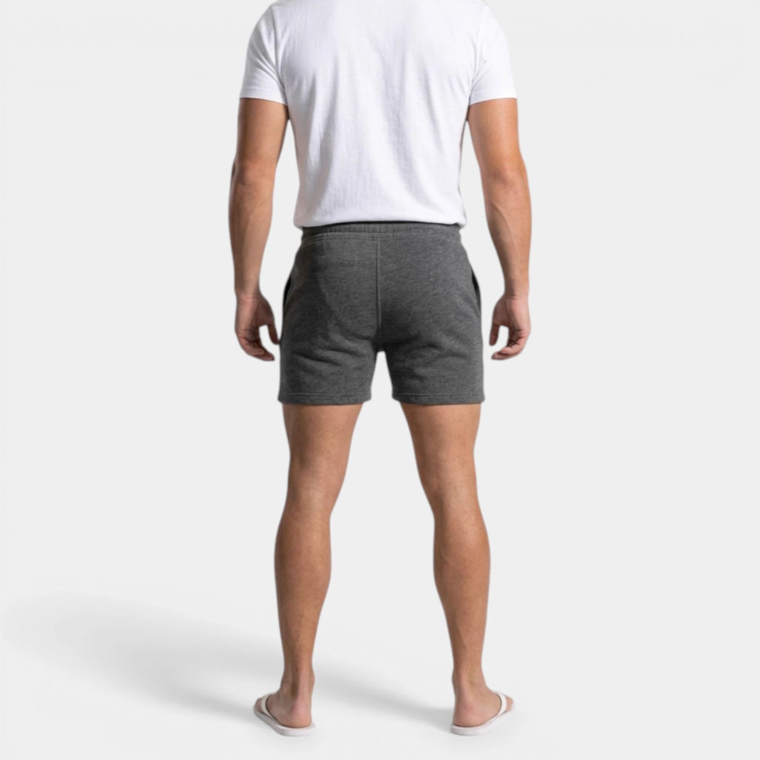 Drawstring Elastic Waist Shorts Relaxed Fit for Men