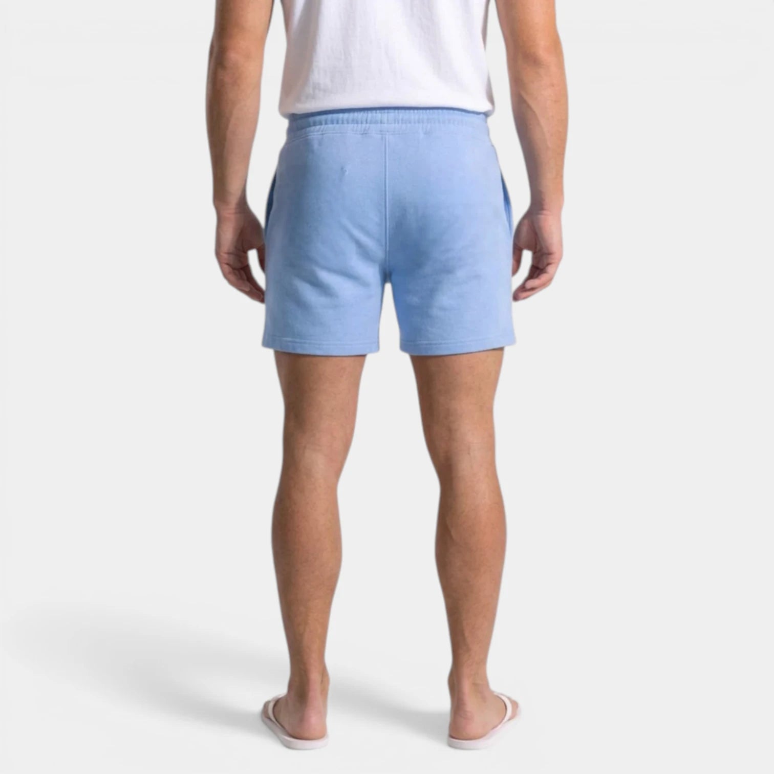 Drawstring Elastic Waist Shorts Relaxed Fit for Men