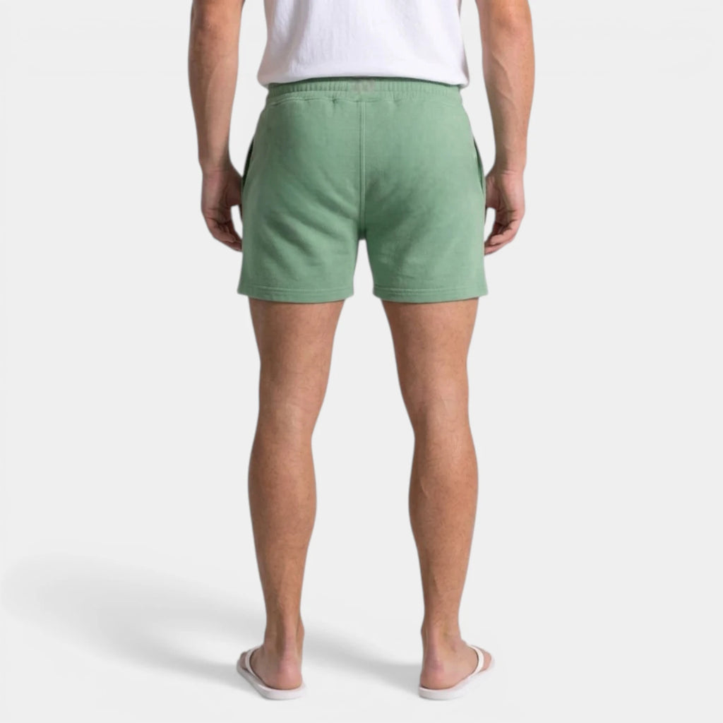 Drawstring Elastic Waist Shorts Relaxed Fit for Men