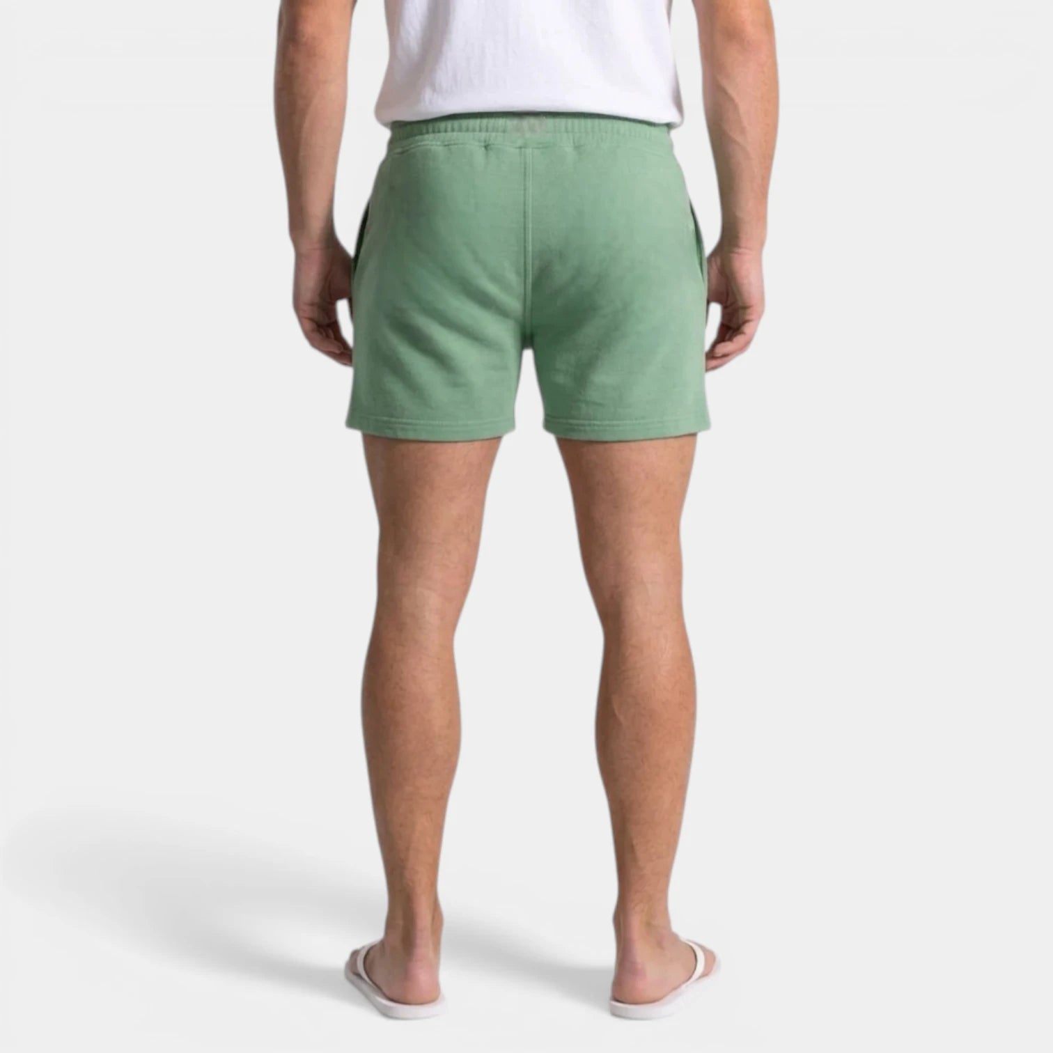Drawstring Elastic Waist Shorts Relaxed Fit for Men
