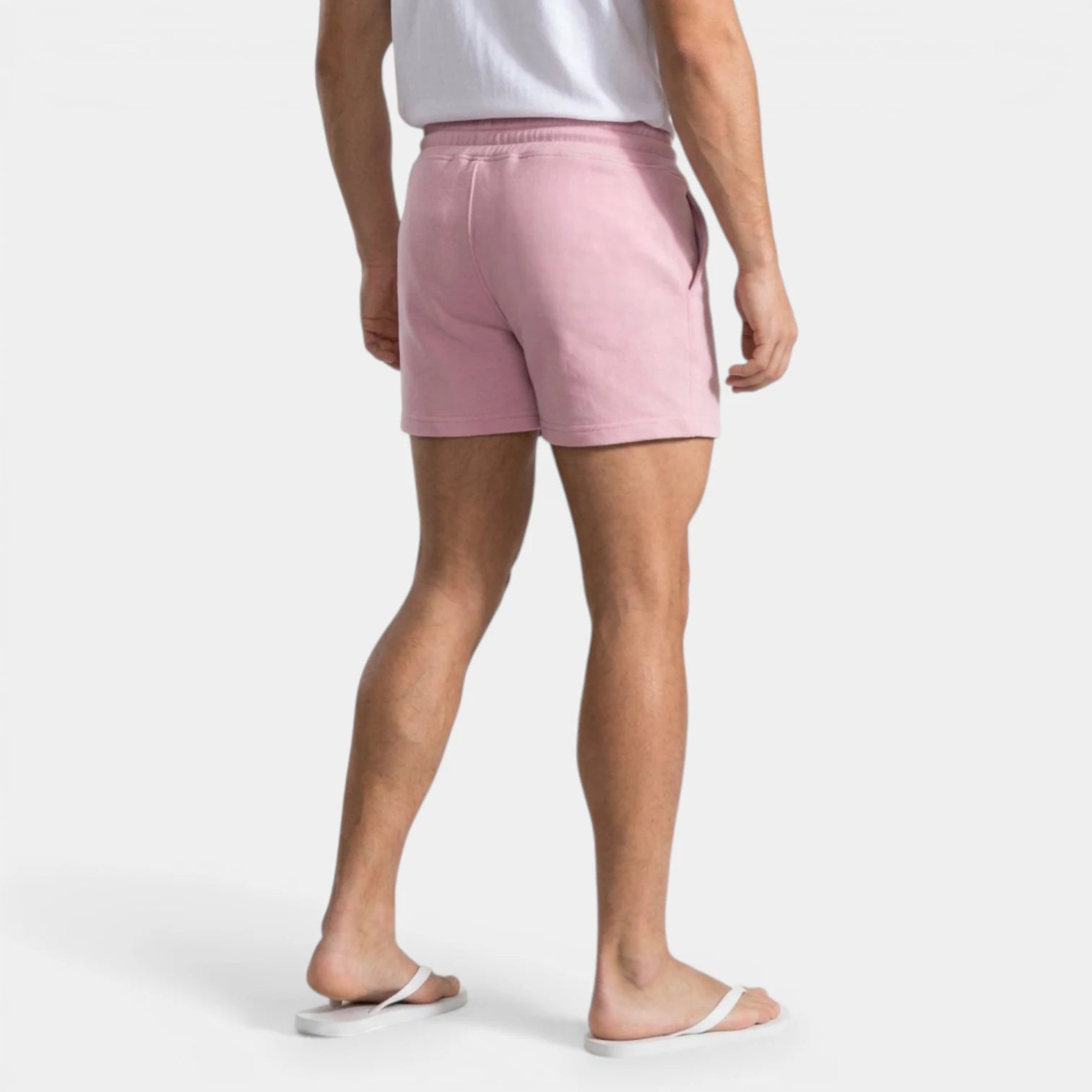 Drawstring Elastic Waist Shorts Relaxed Fit for Men