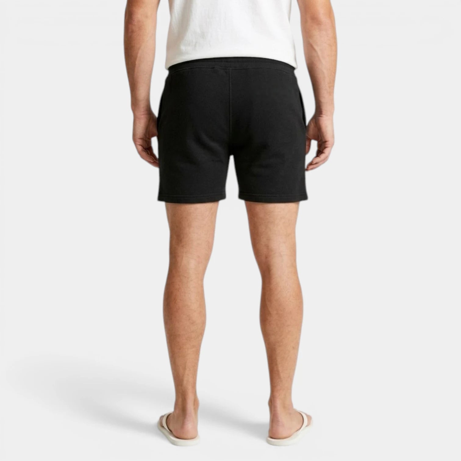 Drawstring Elastic Waist Shorts Relaxed Fit for Men