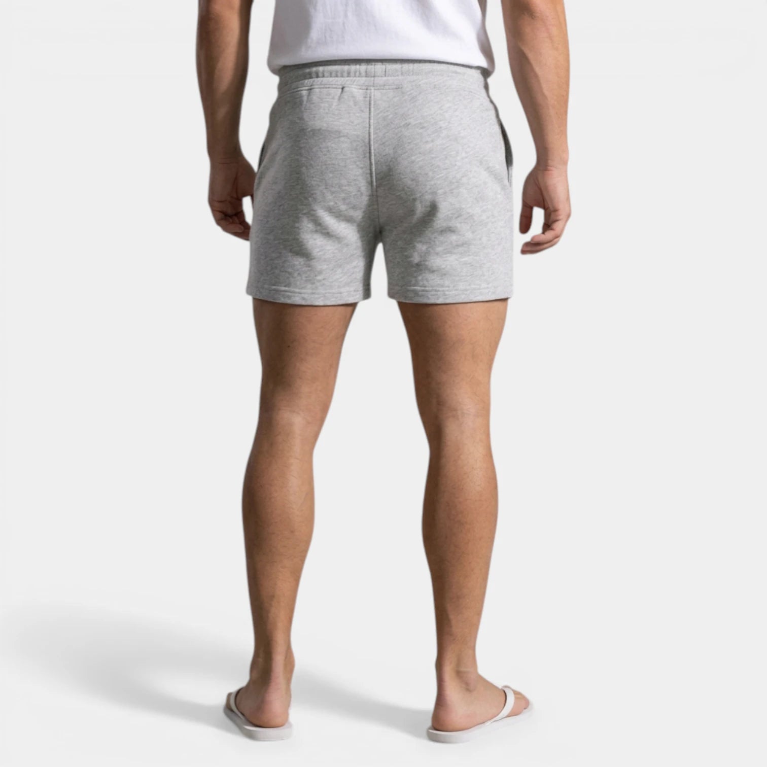 Drawstring Elastic Waist Shorts Relaxed Fit for Men