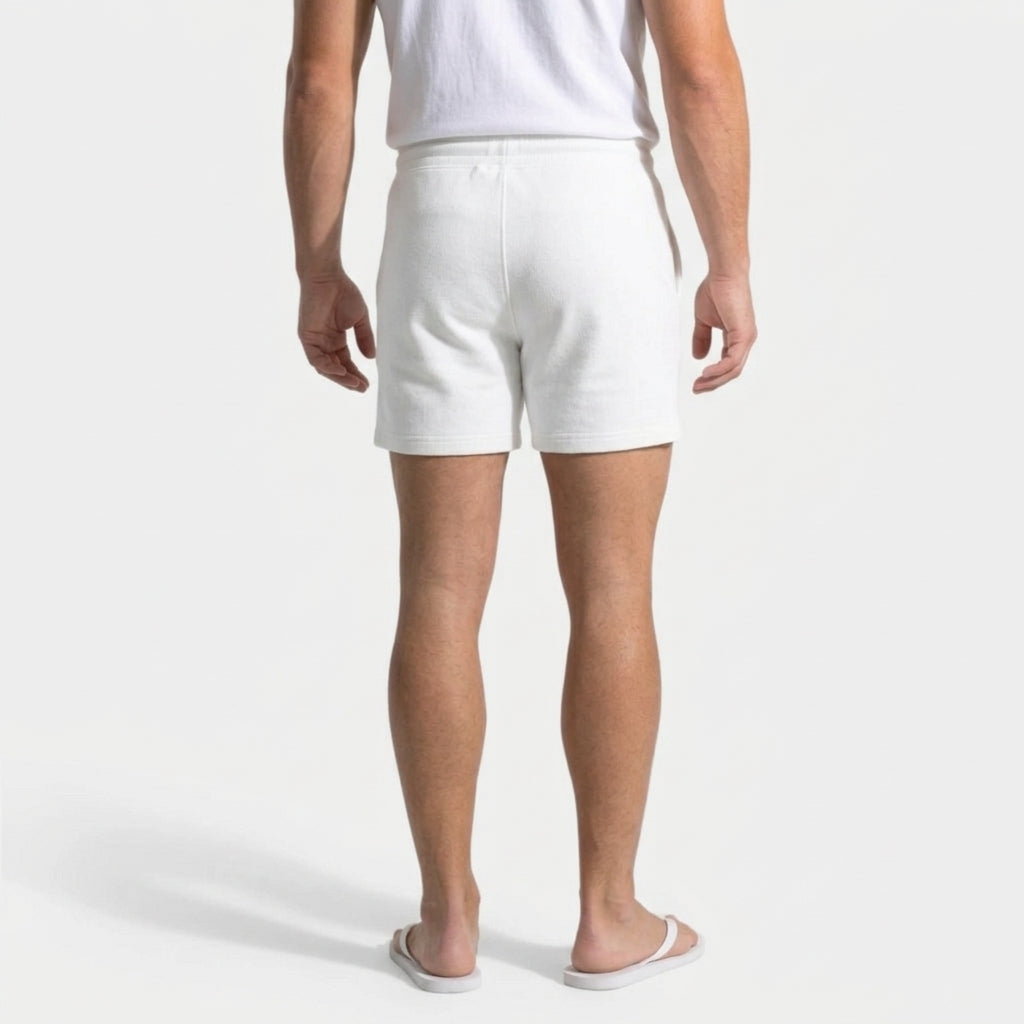 Drawstring Elastic Waist Shorts Relaxed Fit for Men