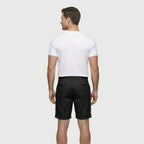 Pleated Tailored Shorts Cuffed Hem Regular Fit for Men