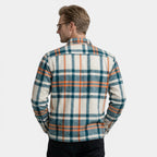 Checked Overshirt Relaxed Fit Button-Front for Men