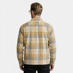Checked Overshirt Relaxed Fit Button-Front for Men