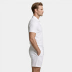 Polo Shirt and Shorts Set Drawstring Waist for Men